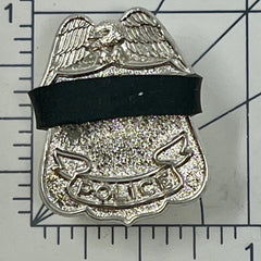 Badgeart's Perfect Fitting ¼ inch to 2" Flat Back Mourning Bands Custom Cut Welded Bands. Badgeart fits your badges and insignia from 1/2" to several inches. Choose these perfect fitting flat back mourning band for wallet, velcro attached embroidered and Flex badges.
