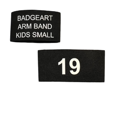 Badgeart_Personalized_Arm_Mourning_Band__2_inch_Brassard_Memorial and sport band custom Child Small Size 19 CMsizes
