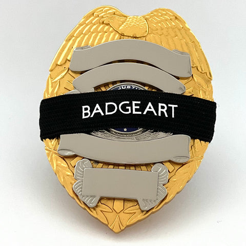 Personalized Black Badgeart Mourning Bands: A Timeless Tribute to Fallen Heroes 5/8 Inch