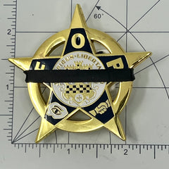 Badgeart Perfect Fit Mourning Bands 1/4 inch for 30-41  mm Wide Badges Custom Cut Welded Flat Back
