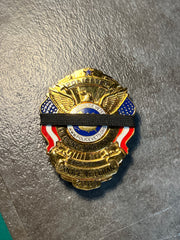 Badgeart's Perfect Fitting ¼ inch to 2" Flat Back Mourning Bands Custom Cut Welded Bands. Badgeart fits your badges and insignia from 1/2" to several inches. Choose these perfect fitting flat back mourning band for wallet, velcro attached embroidered and Flex badges.