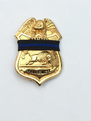 Badgeart's Perfect Fitting ¼ inch to 2" Flat Back Mourning Bands Custom Cut Welded Bands. Badgeart fits your badges and insignia from 1/2" to several inches. Choose these perfect fitting flat back mourning band for wallet, velcro attached embroidered and Flex badges.