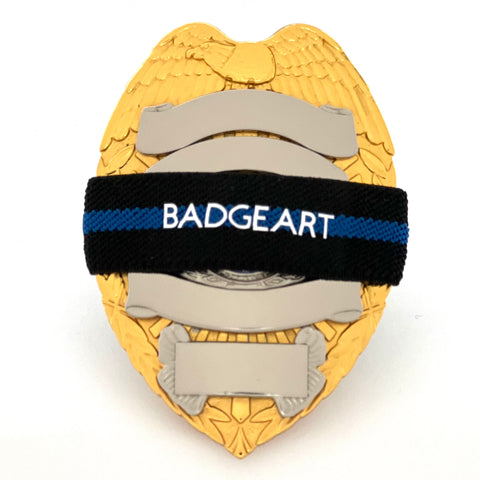 Personalized Thin Blue Line Mourning Bands: A Tribute to Fallen Heroes 3/4 Inch