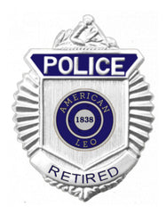 American LEO 1838 Retired Police Badge 588 Flexible