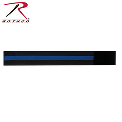Thin Blue Line Mourning Arm Band 2"  Adjustable with Hook & Loop offered by badgeart