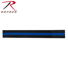 Thin Blue Line Mourning Arm Band 2"  Adjustable with Hook & Loop offered by badgeart