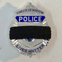 Black Mourning Band for Police, Firefighters & First Responders – 3/4" 