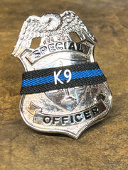 Badgeart K9 Mourning Band special officer thin blue line