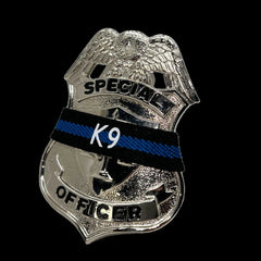 Badgeart K9 weMourning Bands reversable thin blue line on special k9 officer badge