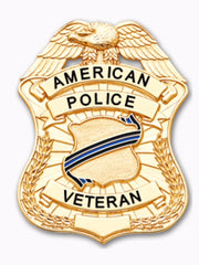American Police Veteran Memorial Badge