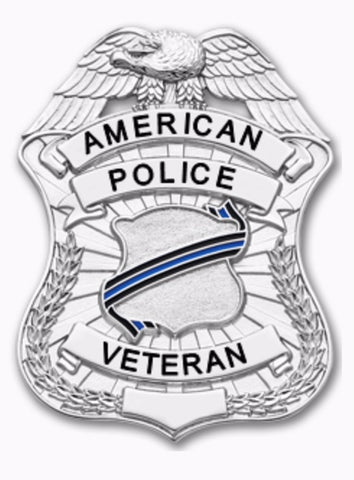 American Police Veteran Memorial Badge