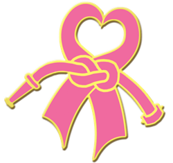 Firefighters Fire Breast Cancer Awareness Pin