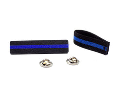 Black Blue or Red Line Mourning Bar Shroud Badge Cover for cloth and embroidered insignia