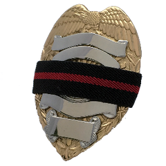 Thin Red Line Mourning Band Three Quarter Inch