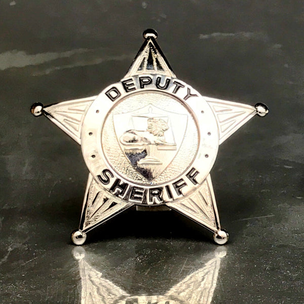 Deputy Sheriff Stock Badgewith Mourning Band – Mourning Bands