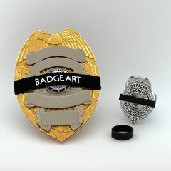 Badgeart Perfect Fit Silicone Mourning Bands: A Subtle and Respectful Tribute B018S