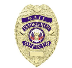 Bail enforcement badge Glo-tone