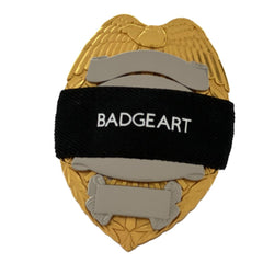 B100P Badgeart Personalized Mourning Ban d