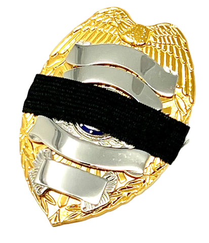 Badgeart Traditional Black Mourning Bands: A Timeless Tribute to Fallen Heroes 5/8 Inch