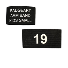 Badgeart_Personalized_Arm_Mourning_Band__2_inch_Brassard_Memorial and sport band custom Child Small Size 19 CMsizes 