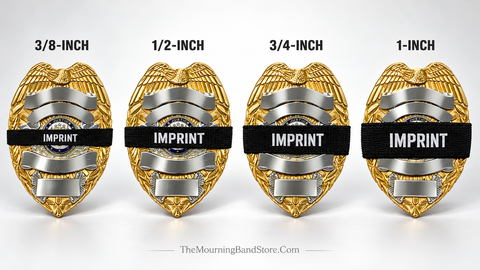 Personalized Custom (10 Pcs) Imprinted Mourning Bands