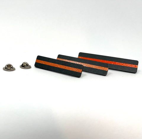 Search_and_Rescue_SAR_Thin_Orange_Line__Bars_for_Cloth_Badges in three sizes 