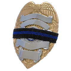 Thin Blue Line Mourning Bands