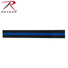 Thin Blue Line Mourning Arm Band 2"  Adjustable with Hook & Loop