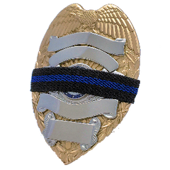 Badgeart BL050 thin blue line mourning bands