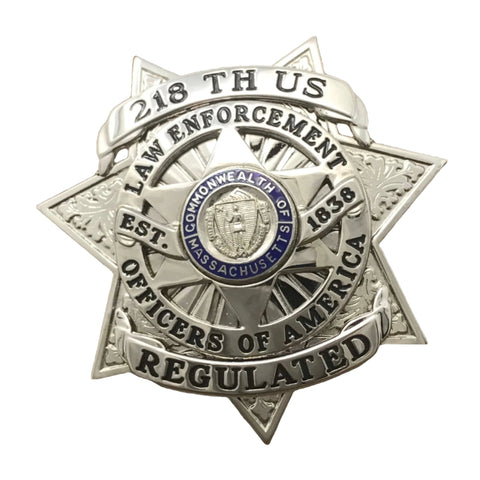 Law Enforcement Officers Of America 218th US Regulated Badge