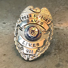 Law Enforcement Officers of America Peer Support Saves Lives badge 