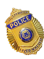 Law Enforcement officers of America Police Lives Matter Fidelis Ad Mortem Badge by Badgeart