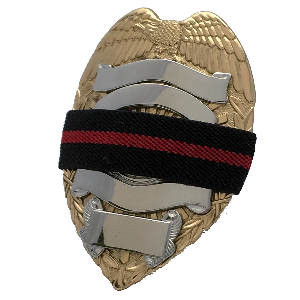 Thin Red Line Mourning Band Three Quarter Inch