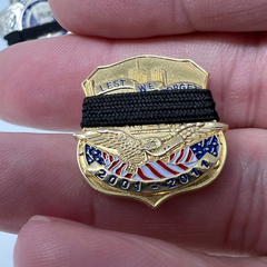 Custom Fit 1/4" Mourning Bands – Made to Fit Your Badge