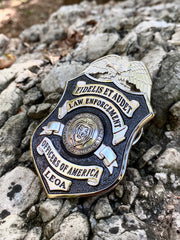 Fidelis Et Audet Law Enforcement Officers of America Badge