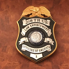 218thUS Law Enforcement Officers of America LEOSA Badge
