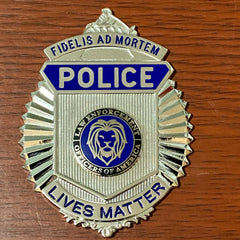 Police Lives Matter Fidelis Ad Mortem Badge