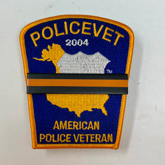 top Gun Violence Wear Orange Awareness / Mourning Bar for covering law enforcement, firefighter, EMS, agents, officers and other uniform patches and badges. 3" x 5/8" Wear Orange for Stop Gun Violence Awareness J288-SGV Black/Orange/Black Metal Mourning Bar with Orange Band that has 2 F9 nails (5/16" long) with clutch back attachments. Best worn over a badge patch that is on a shirt. 